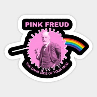pink freud Sticker
